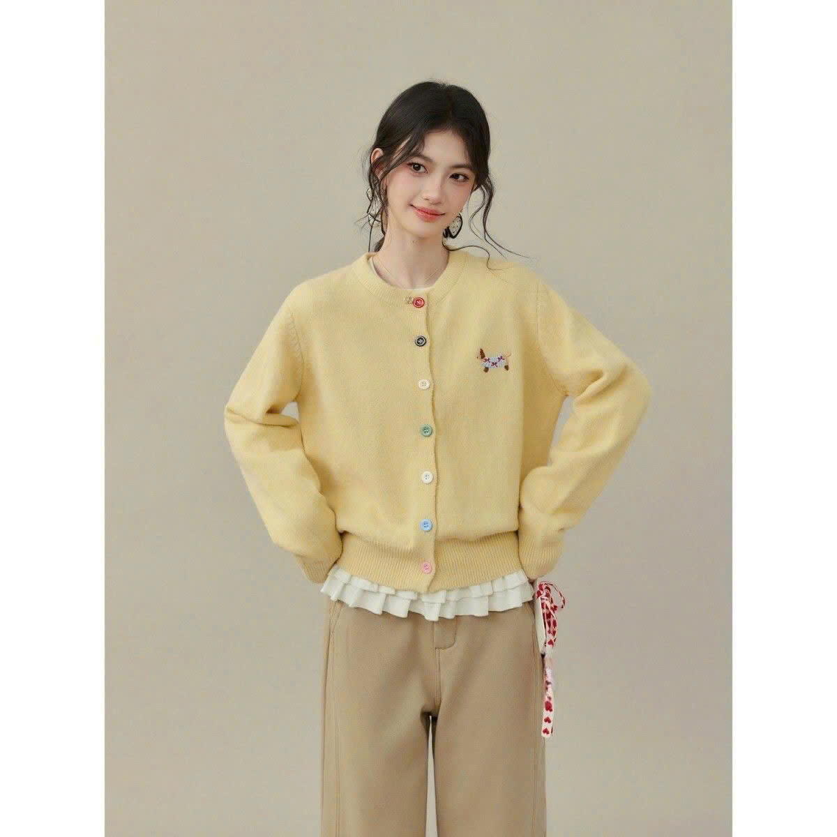 Mã sp: Áo cardigan len nữ basic – 79218 (giao 219) ⏰ Chốt hàng: trước 24h ngày 27/10