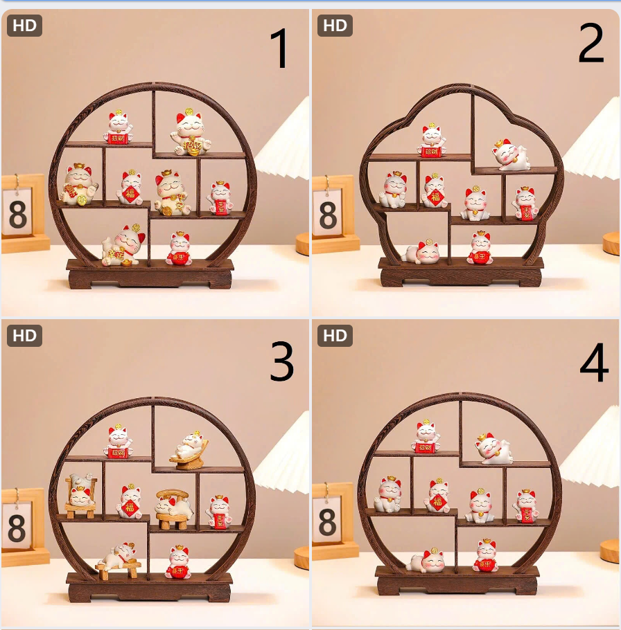Mã sp: Kệ trưng bày mèo thần tài – 77887 (giao 469) ⏰ Chốt hàng: trước 24h ngày 10/9