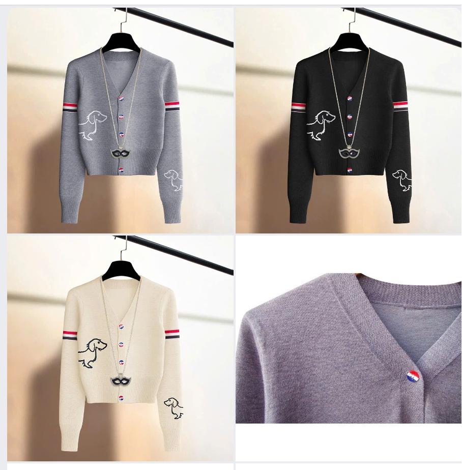 Mã sp: Áo khoác cardigan hình cún–77900  (giao 289) ⏰ Chốt hàng: trước 24h ngày 11/9