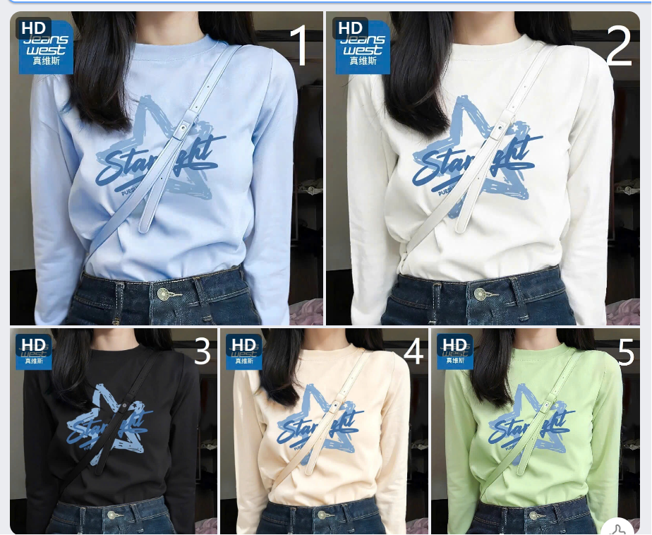 Mã sp: Áo phông dài tay Jeanswest nữ–77918 (giao 189) ⏰ Chốt hàng: trước 24h ngày 11/9