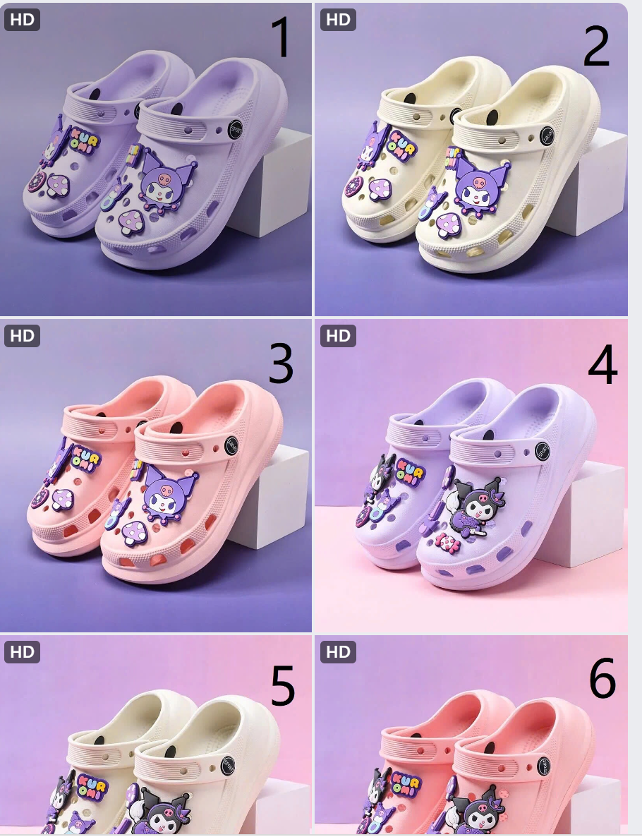 Mã sp: Sục Kuromi cute bé gái– 77935 (giao 99) ⏰ Chốt hàng: trước 24h ngày 12/9