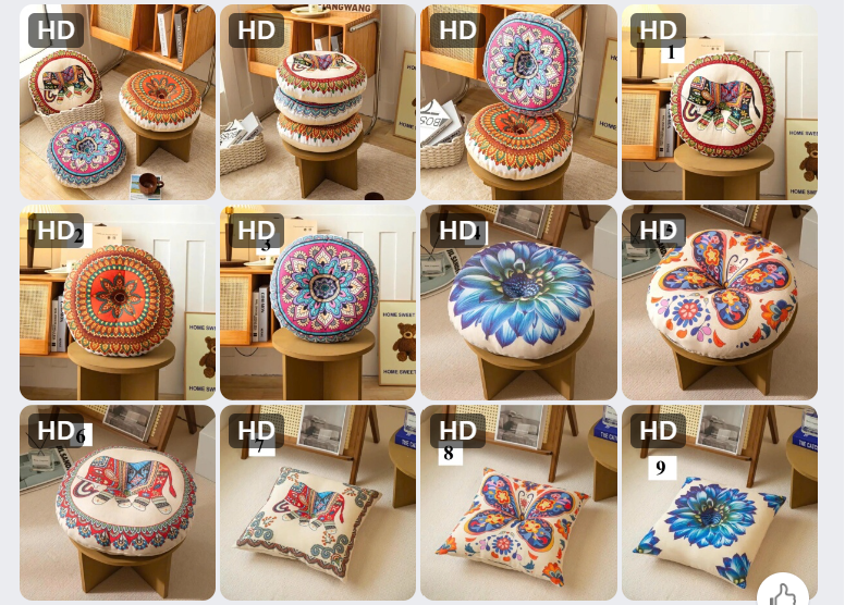 Mã sp: Đệm ngồi vintage-79144  ( giao 90) ⏰ Chốt hàng: trước 24h ngày 24/10