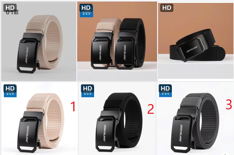 Mã sp: Thắt lưng vải canvas nam -79152  (giao 159) ⏰ Chốt hàng: trước 24h ngày 24/10