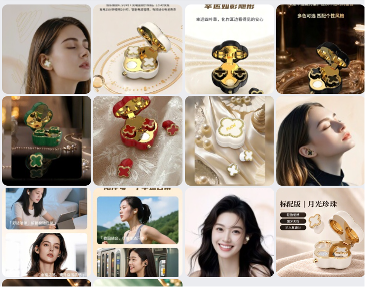 Mã sp: Tai nghe Bluetooth hình cỏ bốn lá - 79157 (giao 639) ⏰ Chốt hàng: trước 24h ngày 25/10