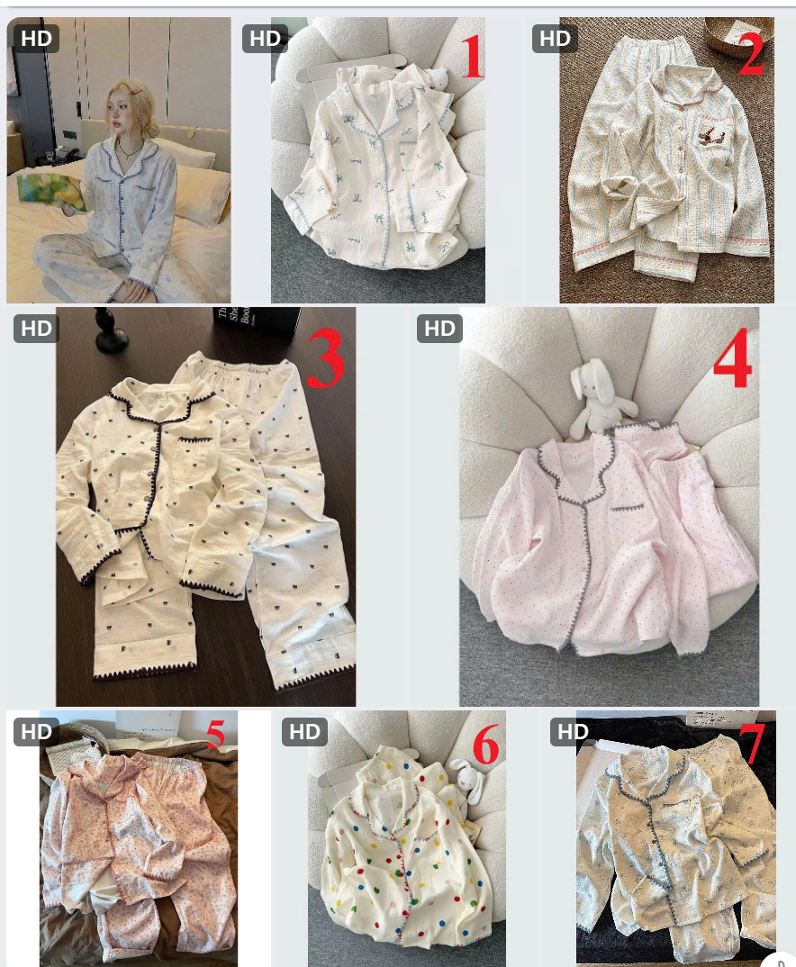 Mã sp: Bộ mặc nhà nữ–79216 (giao 119) ⏰ Chốt hàng: trước 24h ngày 26/1